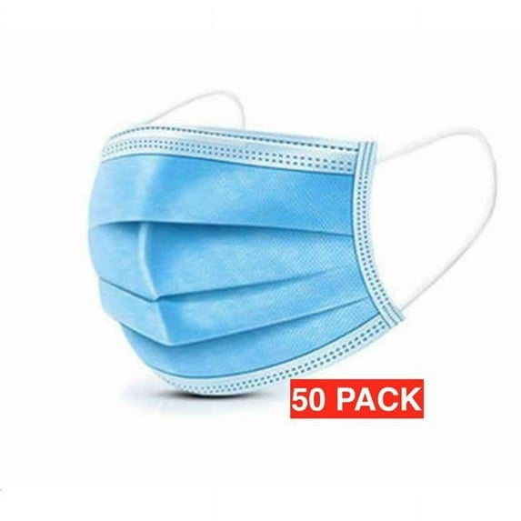 Gopremium  3 Ply Ear Loop Disposable Mask - 50 Piece