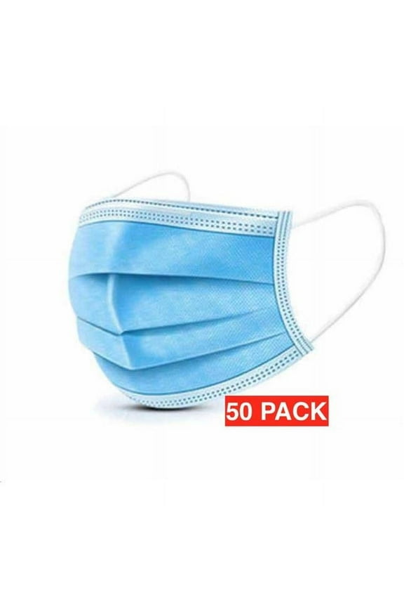 Unisex Letters Print Protect Reusable Comfortable Face Mask - 50 Piece