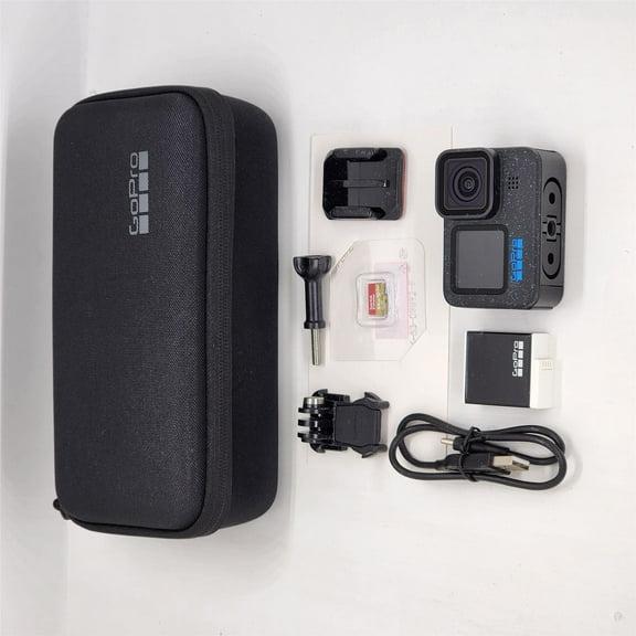 Gopro Hero 12 Black Specialty Bundle with Enduro Battery and 64GB SD Card
