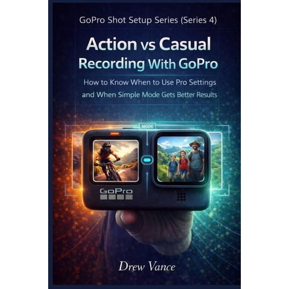 Gopro Shot Setup Series (Series 4) Action vs Casual Recording With GoPro: How to Know When to Use Pro Settings and When Simple Mode Gets Better Results (Go, Book 4, (Paperback)