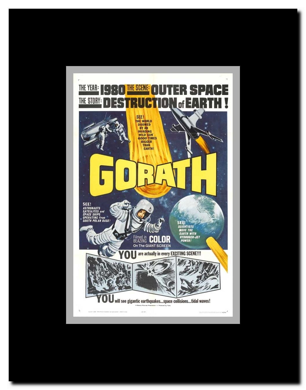 Gorath Framed Movie Poster