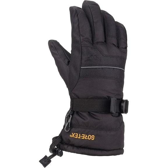 Gordini 2G1081-B-L Little Kids Juniors Gore-Tex IV Waterproof Insulated Gloves, Black - Large