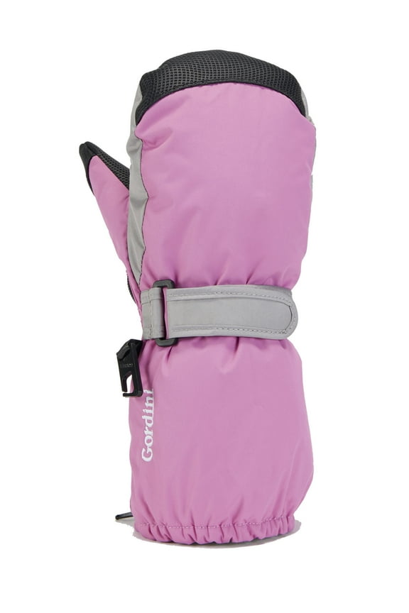 Kids' Easy On Mitts, Super Pink/Clay Grey, XSmall