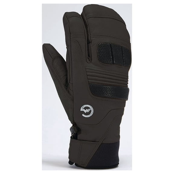 Gordini Men's Cirque 3 Finger Mitt Color: Black, Size: M