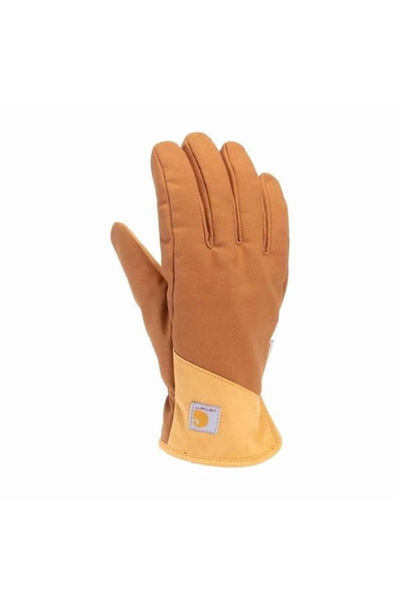 USA 7043822 Carhartt Rugged Flex Synthetic Leather Brown Cold Weather Gloves - Extra Large