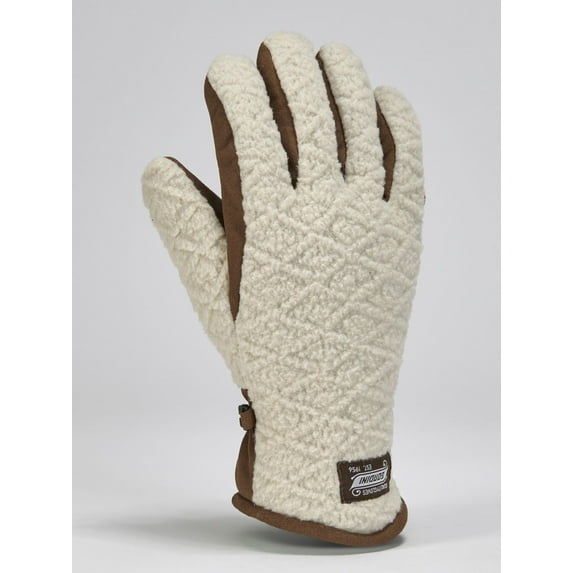 Gordini Women's Argyle Glove, Oatmeal, Medium