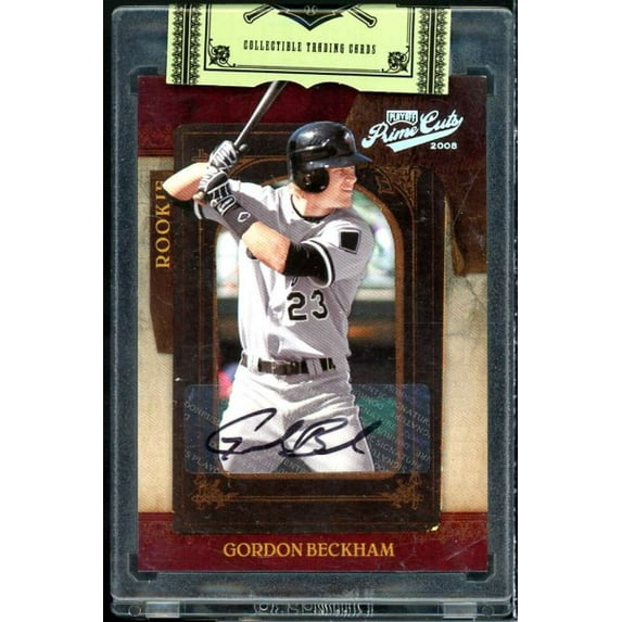 Gordon Beckham AU Rookie Card 2008 Prime Cuts #109a