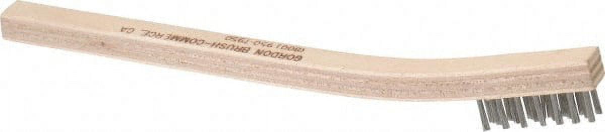 Gordon Brush - 3 Rows x 7 Columns Stainless Steel Plater's Brush - 1/2 ...