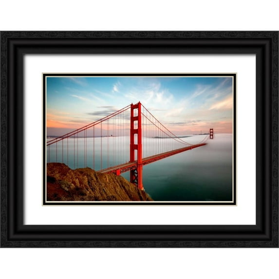 Gordon, Dave 14x11 Black Ornate Wood Framed with Double Matting Museum Art Print Titled - Into the Mist