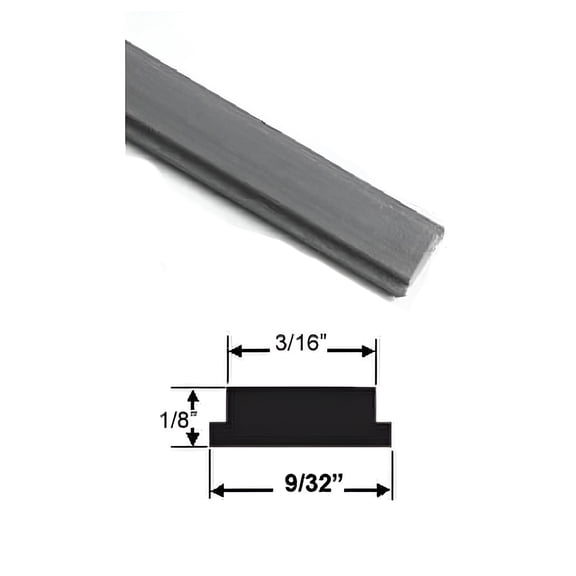 Gordon Glass 75" Flexible Rail Magnet Insert for Swing Shower Doors