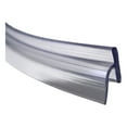 thumbnail image 1 of Gordon Glass™ Angled Clear Vinyl "T" Wipe for Inswing and Outswing Shower Doors - 7-ft Long, 1 of 2