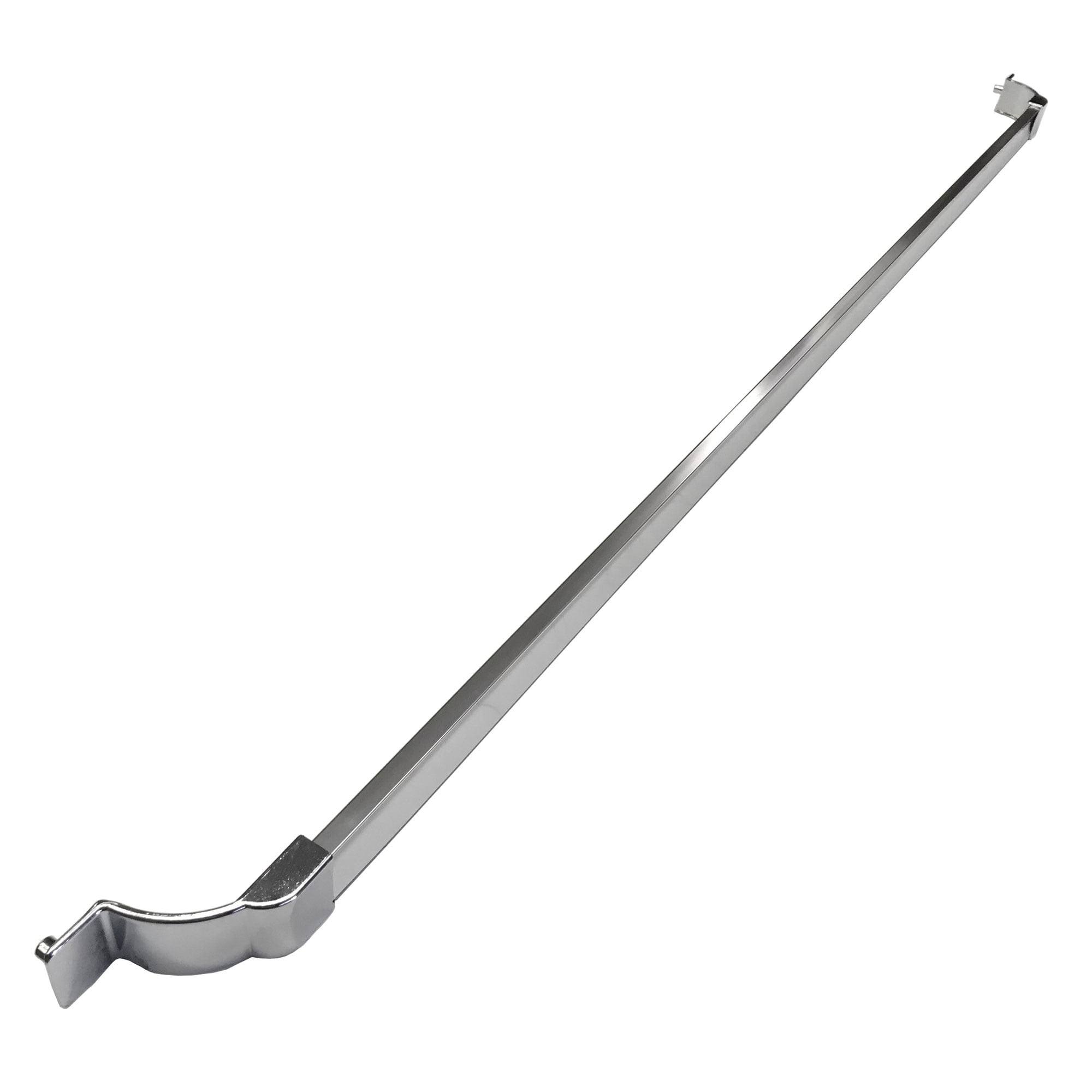 Gordon Glass® Bright Chrome Towel Bar with Brackets for Framed Sliding Shower Doors 32" long, fits doors up to 36" wide