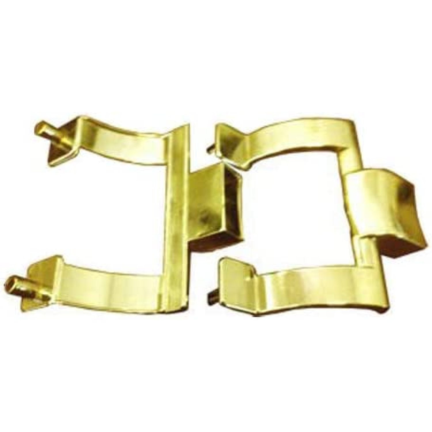 Gordon Glass Bright Gold Shower Door Towel Bar Brackets Only, 2" Screw