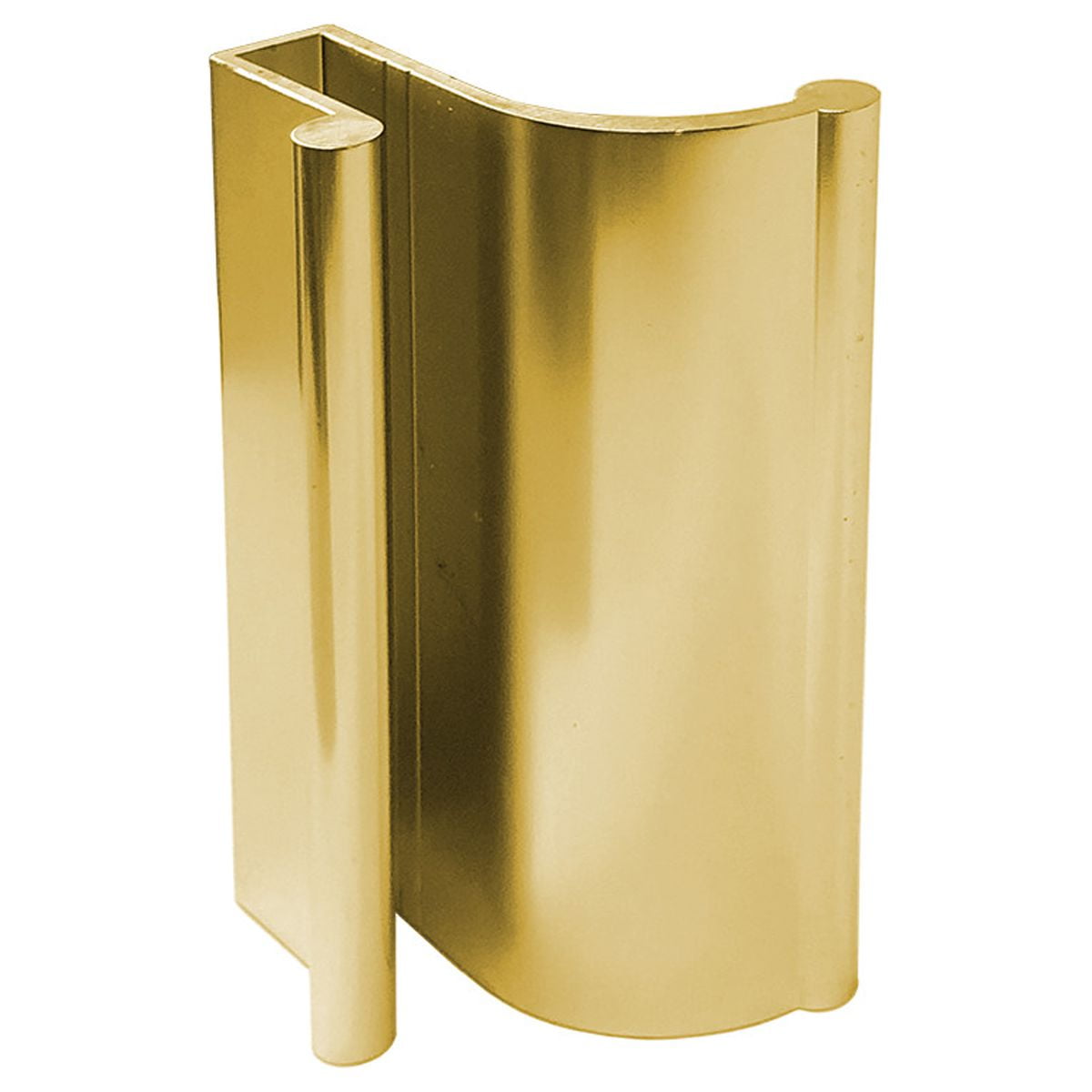 Gordon Glass® Bright Gold Tub Enclosure and Sliding Shower Door Pull