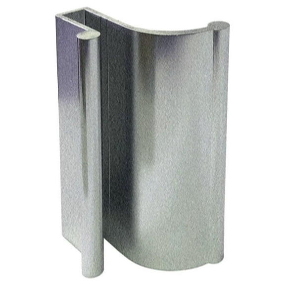 Gordon Glass Brushed Nickel Tub Enclosure and Sliding Shower Door Pull Handle for 3/16" and 1/4" Glass