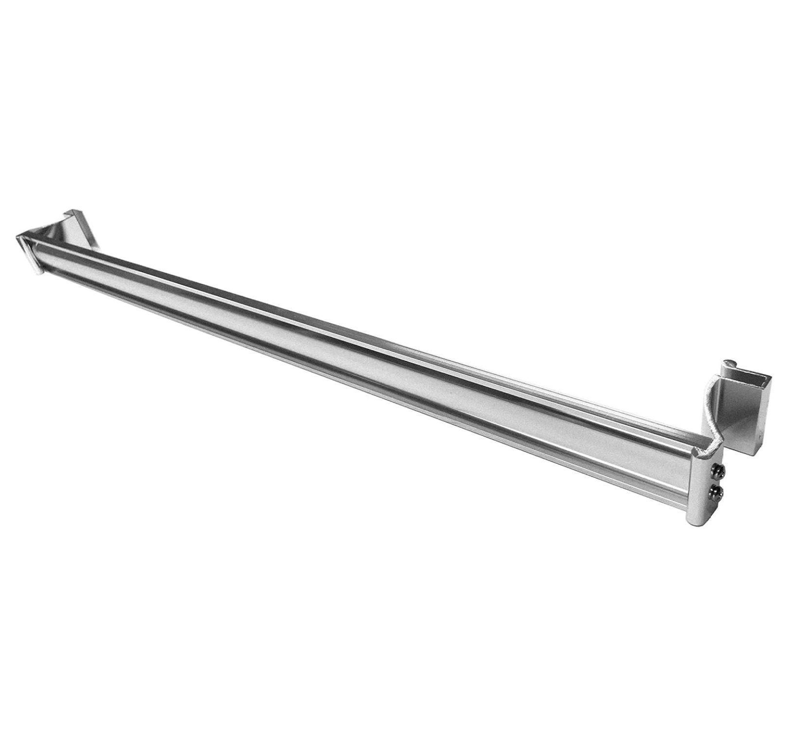 Gordon Glass Brushed Sliding Frameless Shower Door Single Towel Bar Kit