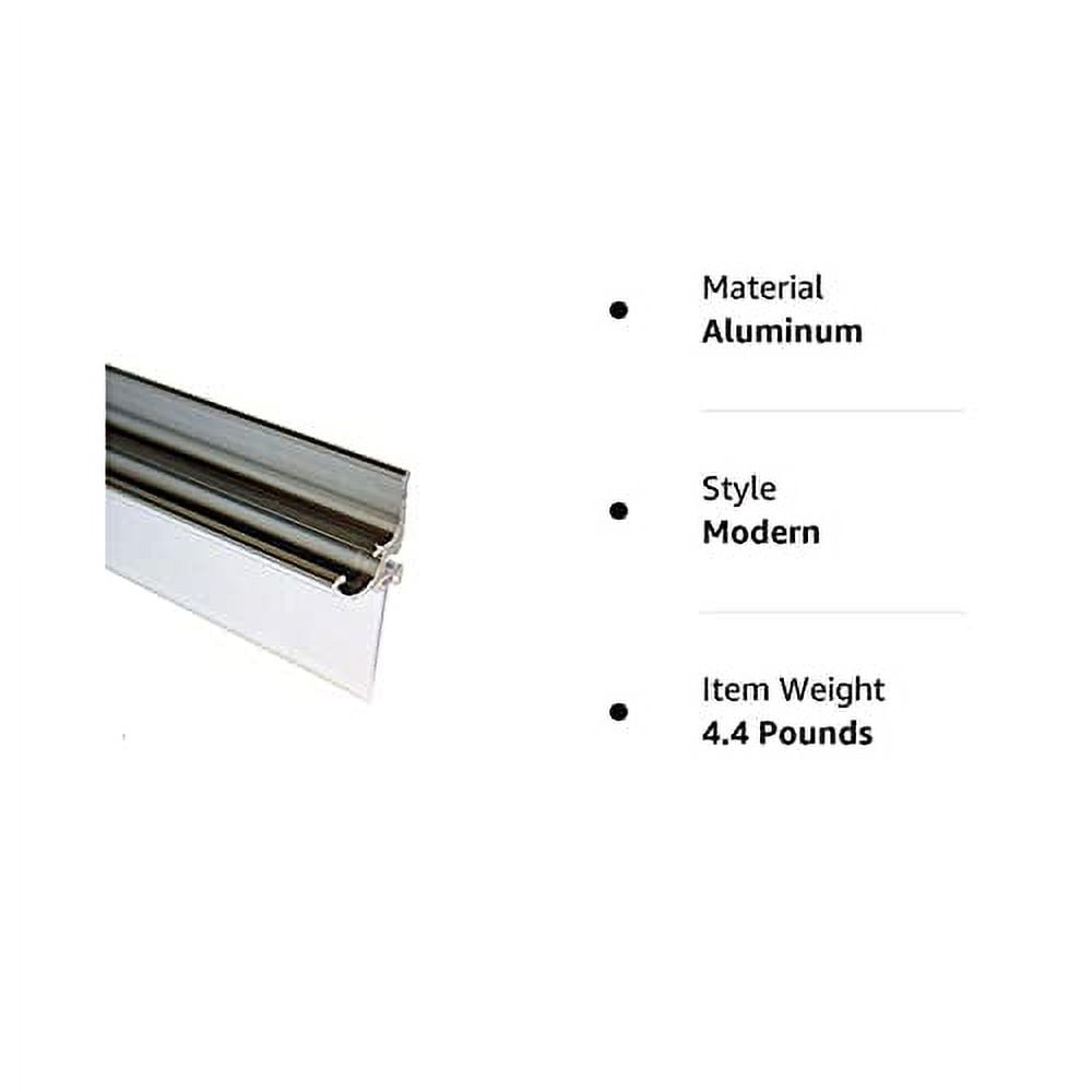Gordon Glass® Chrome Framed Shower Door Replacement Drip Rail with