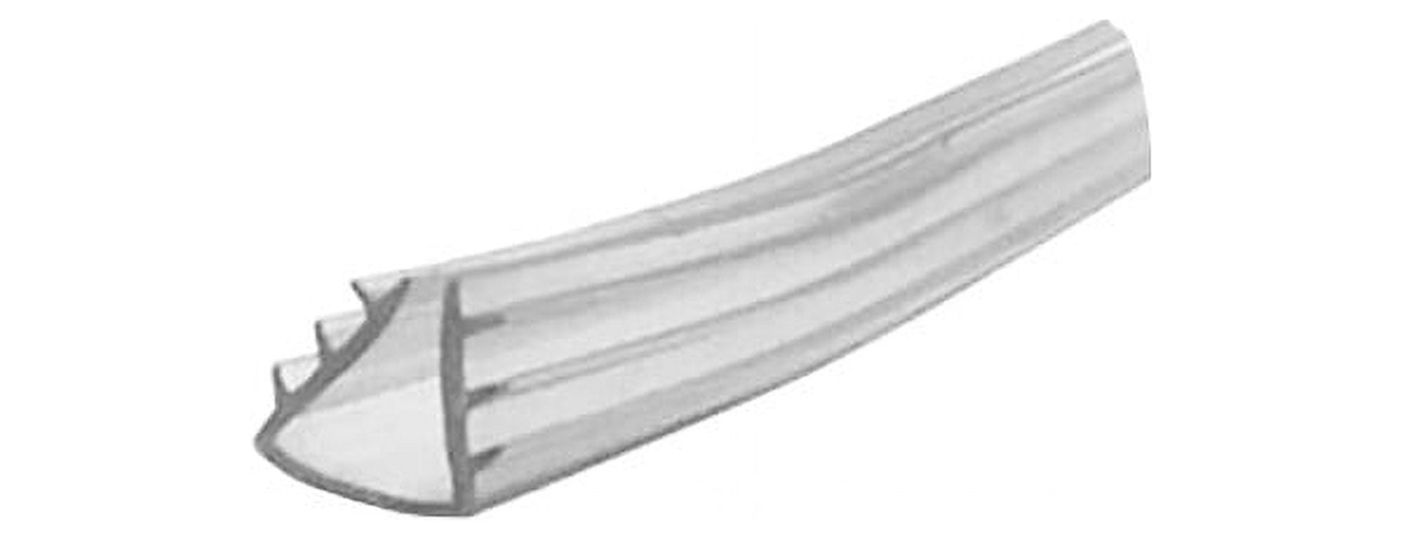 Gordon Glass Clear Shower Door Replacement Glazing Vinyl for 3/8" Glass