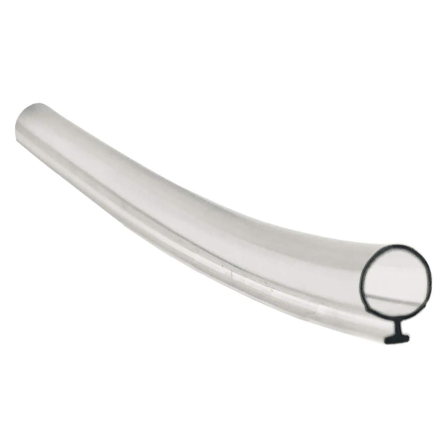 Gordon Glass Clear Vinyl Bulb type Shower Door Seal Sweep, 3/16 inch