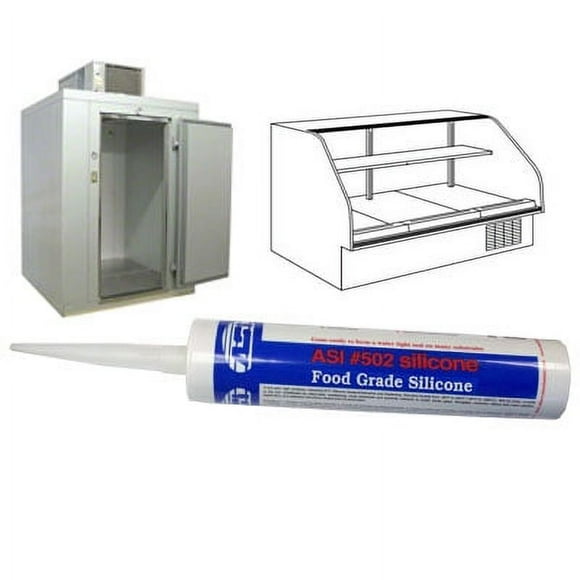 Gordon Glass Co. Clear Food Grade Silicone Sealant - 10 Oz Cartridge