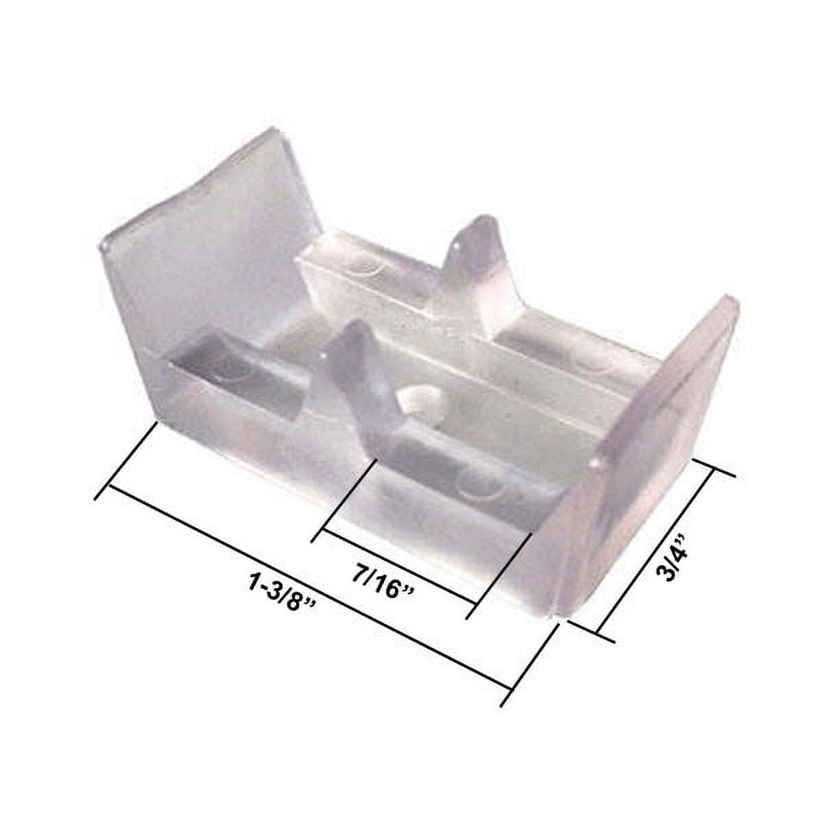 Gordon Glass Framed Sliding Shower Door Clear Bumpers (Set of 2