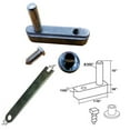 thumbnail image 1 of Gordon Glass® Framed Swing Shower Door Pivot Block with 1/2" Pin and Adjustment Wrench Kit, 1 of 2