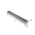 thumbnail image 1 of Gordon Glass® Neodymium Magnet for Swing Shower Doors, 1/4" x 1/8" - 2" long, 1 of 1