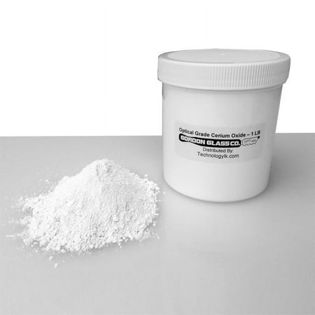 Gordon Glass® Optical Grade High Purity Cerium Oxide Polishing Compound - 1 Lb