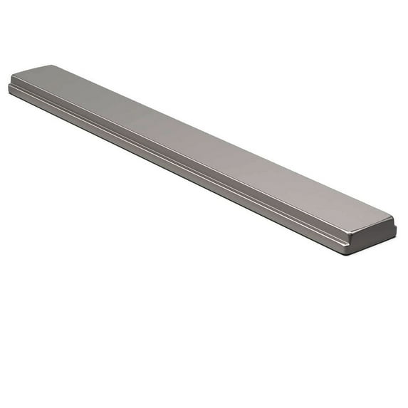 Gordon Glass® Shower Door Stainless Steel Strike Plate for Swing Shower Doors - 3" long