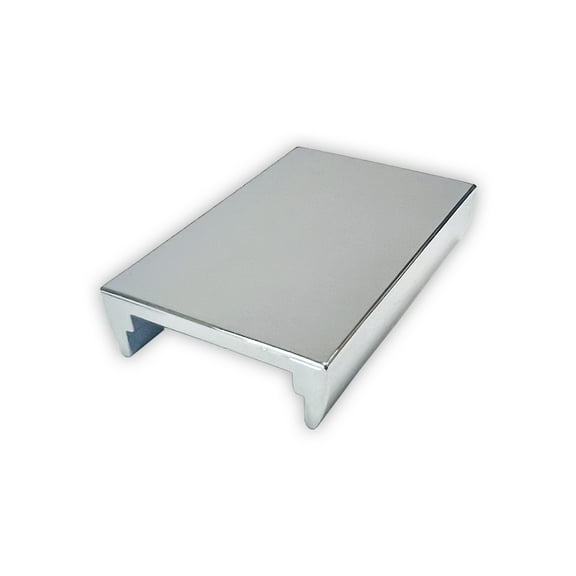 Gordon Glass Wall Jamb Cap for Pivot and Hinge Shower Doors - Chrome