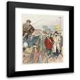 thumbnail image 1 of Gordon Grant 12x14 Black Modern Framed Museum Art Print Titled - Gidap! (1914), 1 of 5
