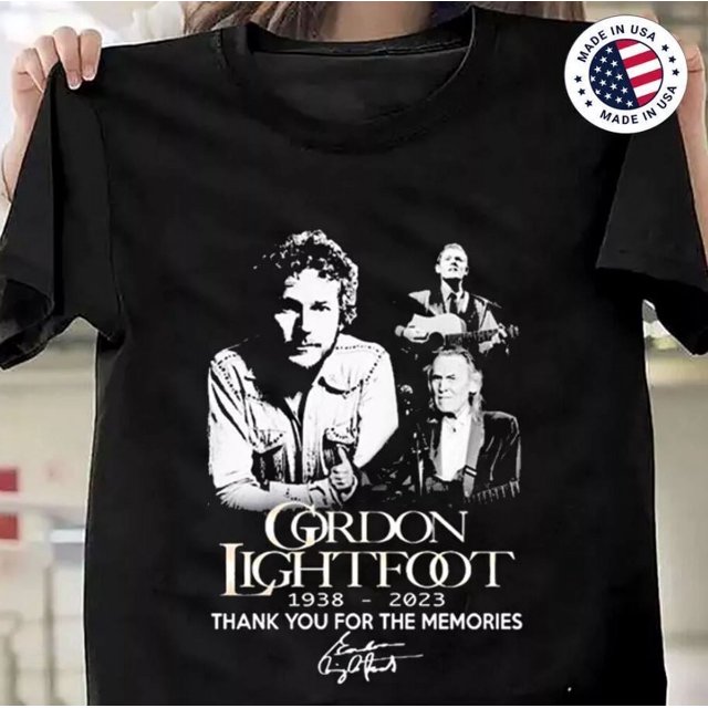 Gordon Lightfoot 1938 2023 thank you for the memories signature Fast