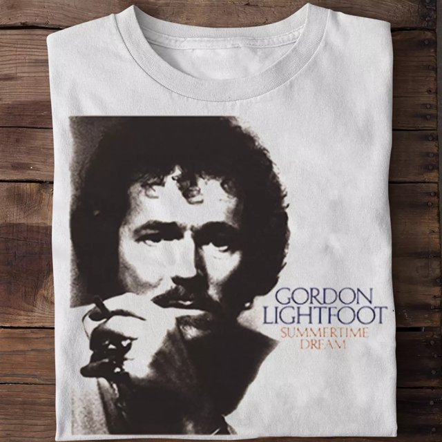 Gordon Lightfoot Summertime Dream T Shirt Full Size S5XL