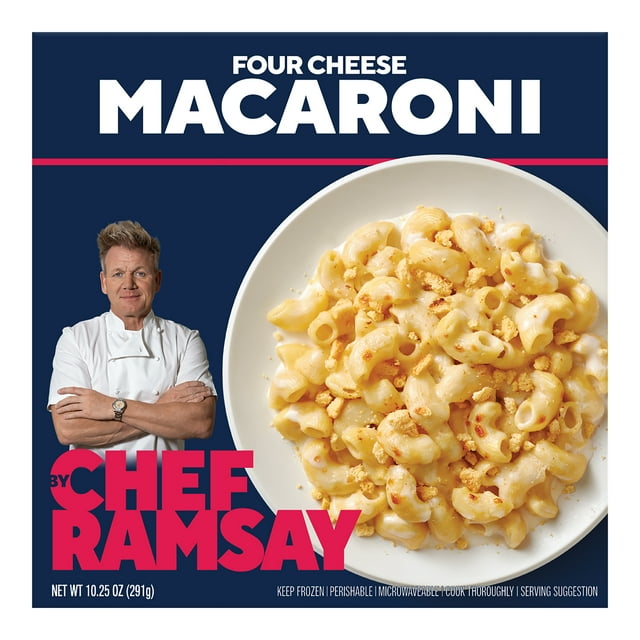 Gordon Ramsay Four Cheese Macaroni Bake, Frozen Meals, 9.5oz - Walmart.com