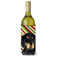 thumbnail image 1 of Gordon Setter Candy Cane Holiday Christmas Wine Bottle Hugger, 1 of 1