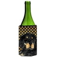 thumbnail image 1 of Gordon Setter Candy Corn Halloween Portrait Wine Bottle  Hugger - 24 oz., 1 of 1