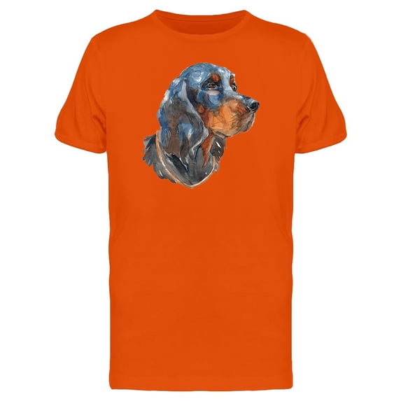 Gordon Setter Dog Painting Tee Men's -Image by Shutterstock