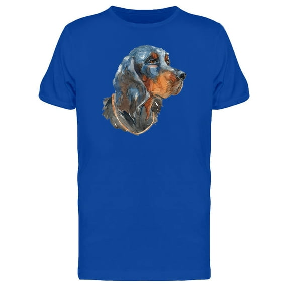 Gordon Setter Dog Painting Tee Men's -Image by Shutterstock