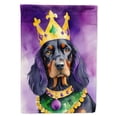 thumbnail image 1 of Gordon Setter King of Mardi Gras House Flag 28 in x 40 in, 1 of 7