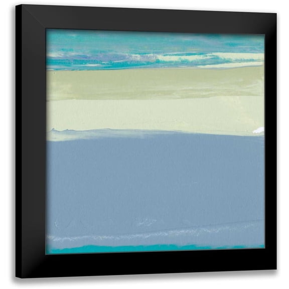 Gordon, Sharon 12x12 Black Modern Framed Museum Art Print Titled - Blue Coast I