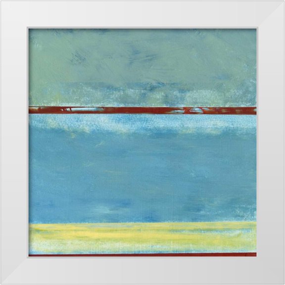 Gordon, Sharon 12x12 White Modern Wood Framed Museum Art Print Titled - Paths VIII
