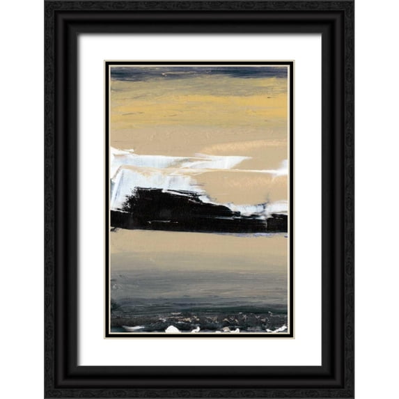 Gordon, Sharon 13x18 Black Ornate Wood Framed with Double Matting Museum Art Print Titled - Glide VII