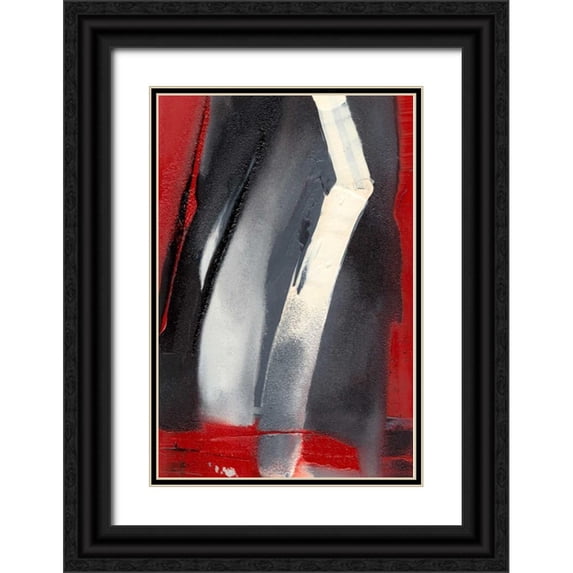 Gordon, Sharon 13x18 Black Ornate Wood Framed with Double Matting Museum Art Print Titled - Red Streak III