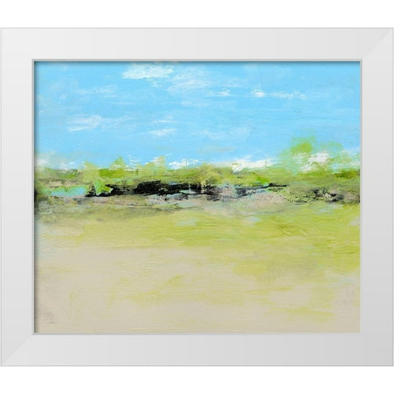 Gordon, Sharon 14x12 White Modern Wood Framed Museum Art Print Titled - From the Terrace I