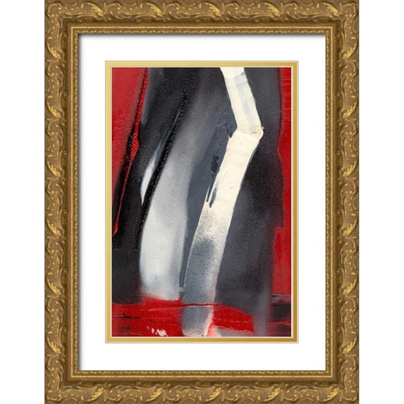 Gordon, Sharon 17x24 Gold Ornate Wood Framed with Double Matting Museum Art Print Titled - Red Streak III