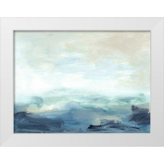 Gordon, Sharon 18x15 White Modern Wood Framed Museum Art Print Titled - Bay Wave I