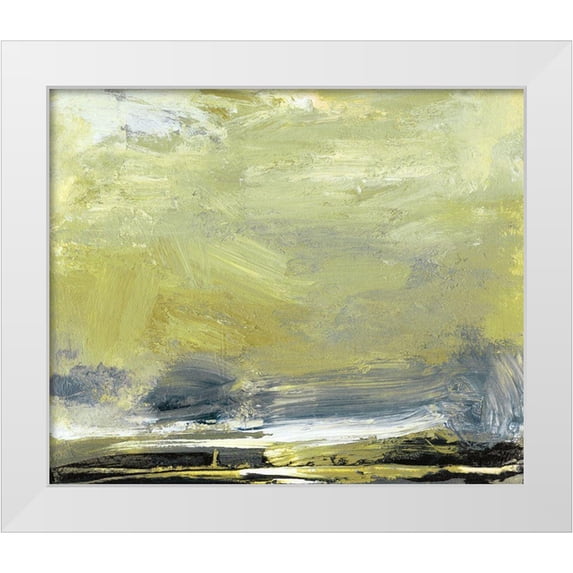 Gordon, Sharon 23x20 White Modern Wood Framed Museum Art Print Titled - Horizon at Daybreak III