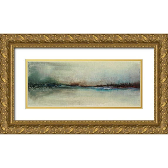 Gordon, Sharon 24x12 Gold Ornate Wood Framed with Double Matting Museum Art Print Titled - Awaken