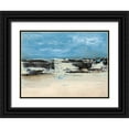 thumbnail image 1 of Gordon, Sharon 24x19 Black Ornate Wood Framed with Double Matting Museum Art Print Titled - Bridges Cyan I, 1 of 4