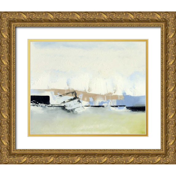 Gordon, Sharon 32x26 Gold Ornate Wood Framed with Double Matting Museum Art Print Titled - Northwest Passage VIII